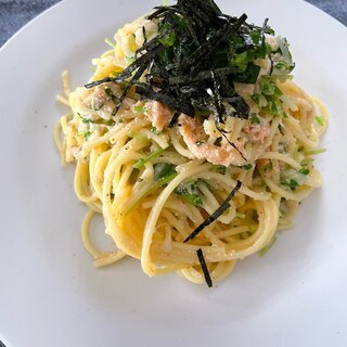 フライパンで作る♩簡単♩グルテンフリーたらこパスタ